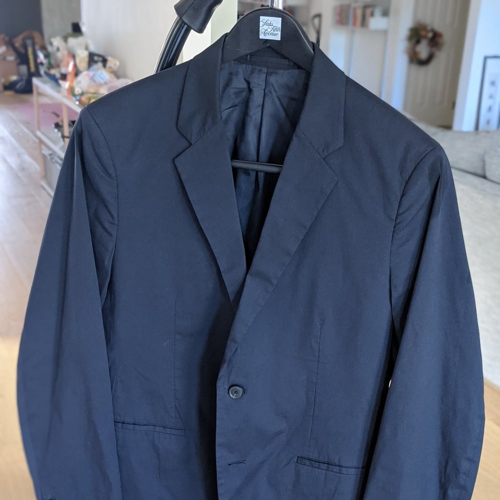 Theory Navy Blazer 40R